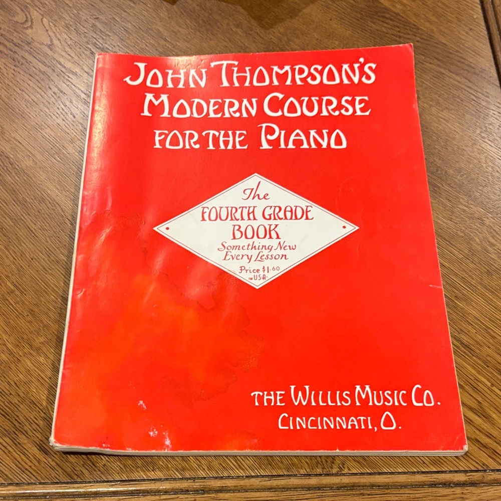 John Thompson's Modern Course for the Piano - Fourth Grade Book
